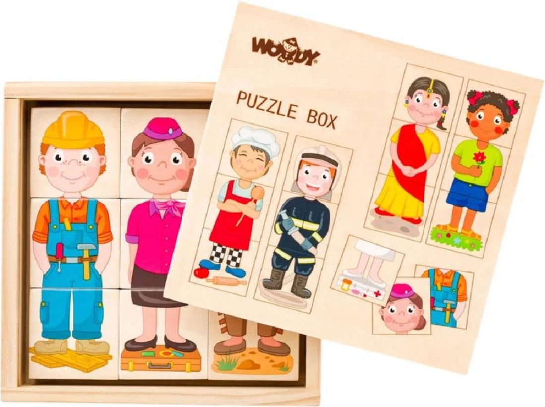 Woody Dřevěné puzzle