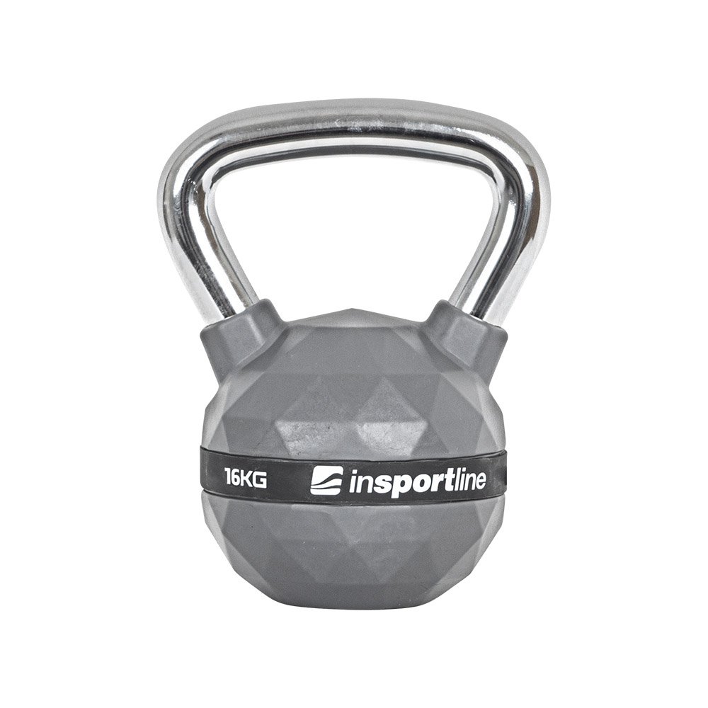 inSPORTline Pogumovaná činka  Ketlebel PU 16kg inSPORTline