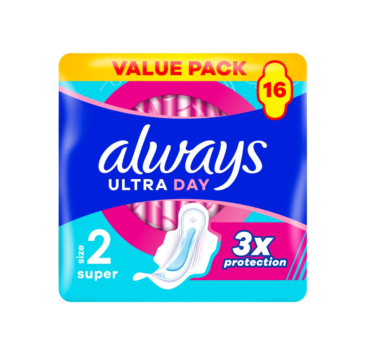 Always Ultra Day Super hygienické vložky 16 ks Always