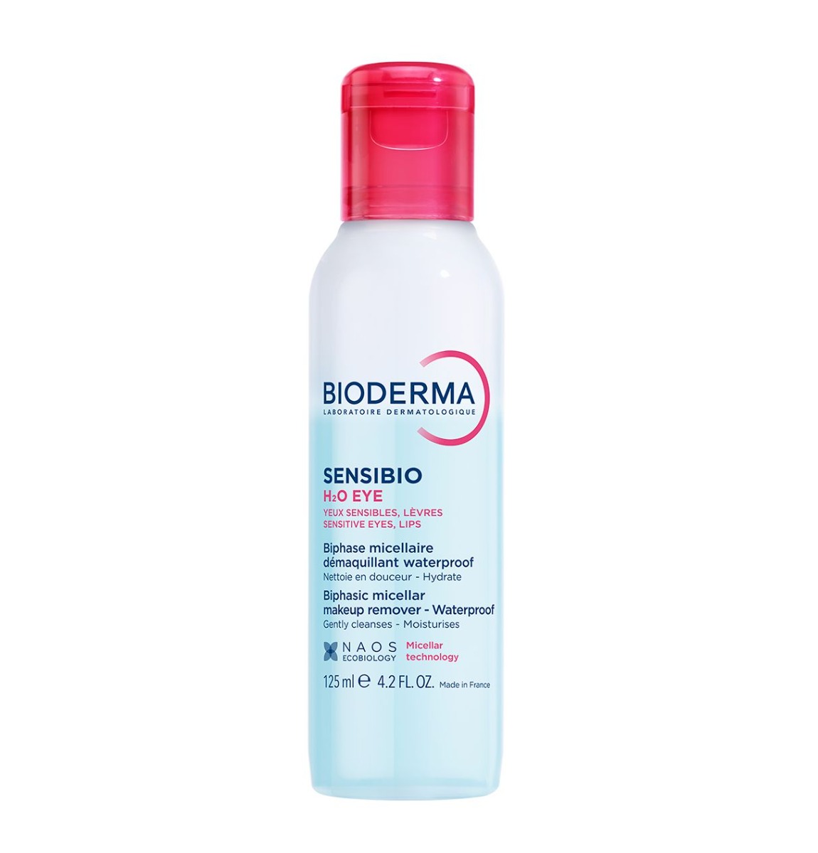 BIODERMA Sensibio H2O Eye micelární odličovač očí a rtů 125 ml BIODERMA