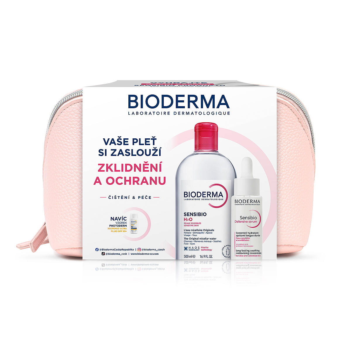 BIODERMA Sensibio dárkový balíček na citlivou pleť a vrásky 2 ks BIODERMA