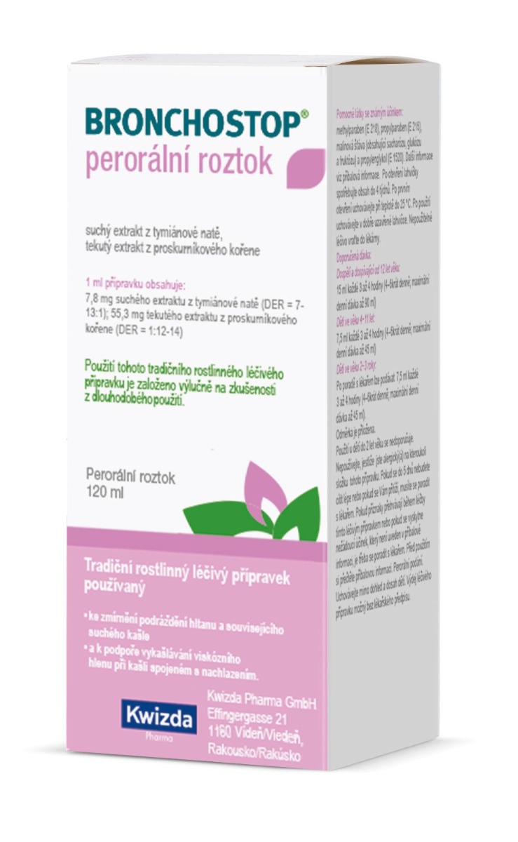 BRONCHOSTOP perorální roztok 120 ml BRONCHOSTOP