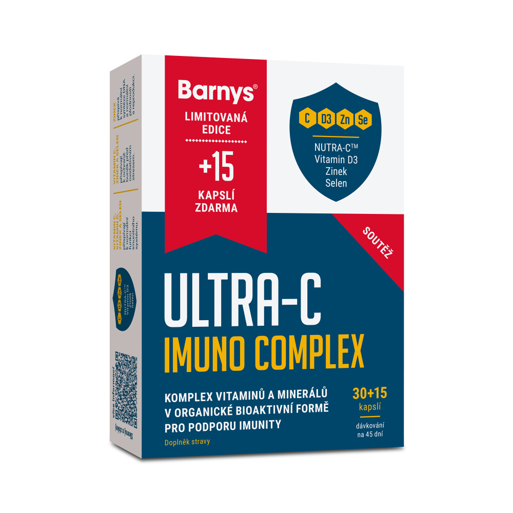 Barny´s ULTRA-C Imuno Complex 30+15 kapslí Barny´s