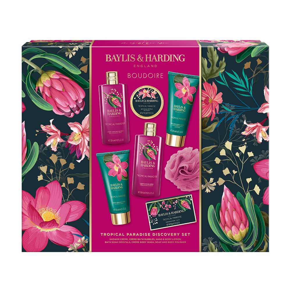 Baylis & Harding Boudoire Sada péče o tělo Tropical Paradise 7 ks Baylis & Harding