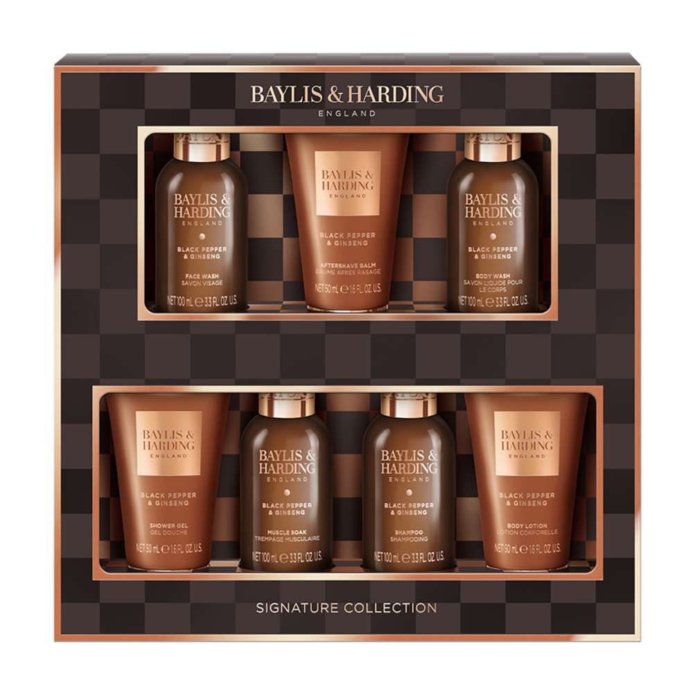 Baylis & Harding Pánská dárková sada péče o tělo Black Pepper & Ginseng 7 ks Baylis & Harding