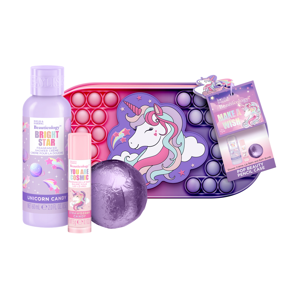 Baylis & Harding Sada péče o tělo v pouzdře Unicorn 3 ks Baylis & Harding