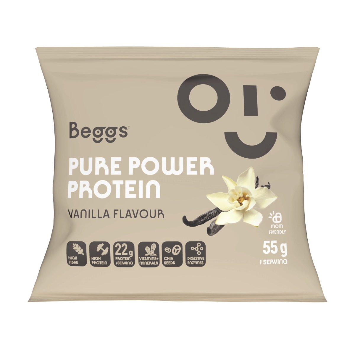 Beggs Pure Power Protein vanilla 55 g Beggs