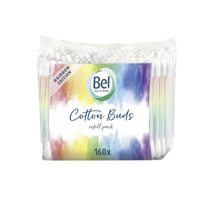 Bel Face & Body RAINBOW vatové tyčinky 160 ks Bel