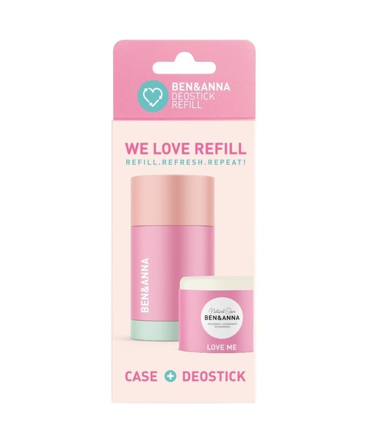Ben & Anna Deodorant Refill Stick + Case Love Me 40 g Ben & Anna
