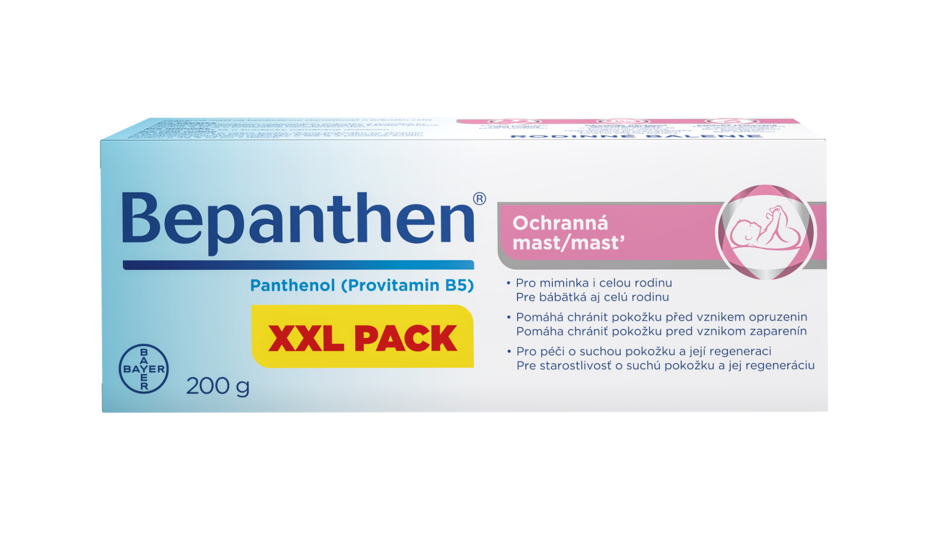 Bepanthen Ochranná mast XXL 200 g Bepanthen