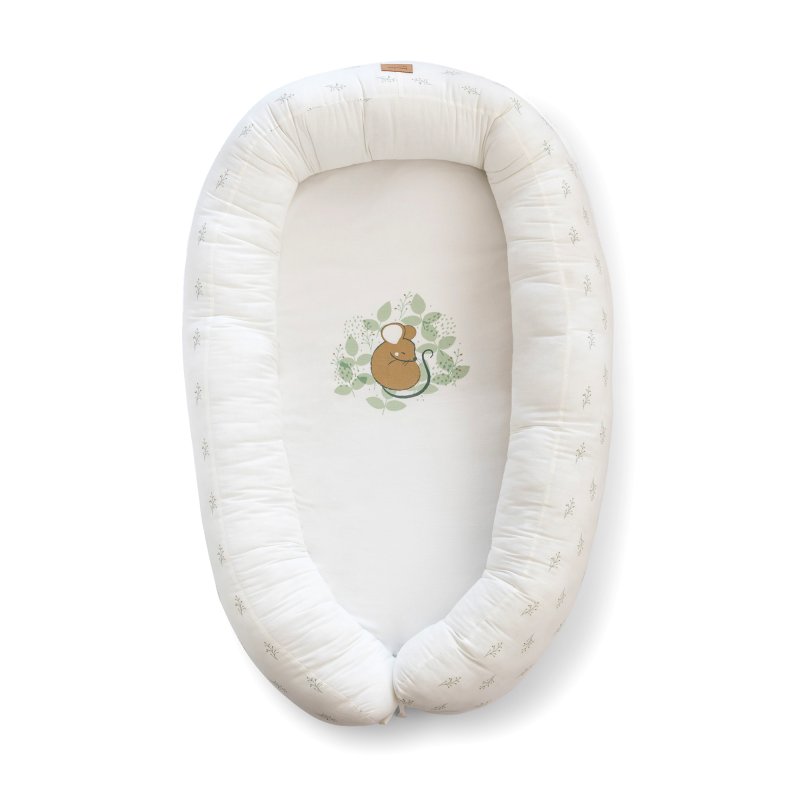 Bonjourbébé bavlněné hnízdečko XL Spring Cottage Bonjourbébé