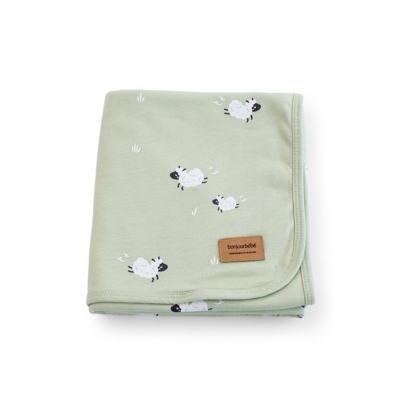 Bonjourbébé dětská bavlněná deka Funny Farm Bonjourbébé