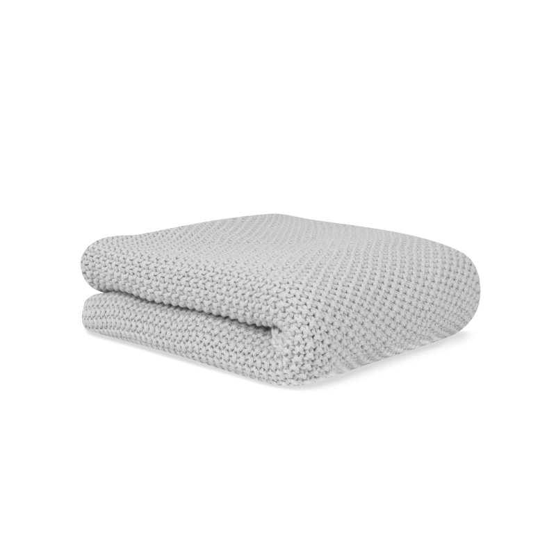 Bonjourbébé dětská pletená deka organická bavlna 70x90cm  Grey Bonjourbébé