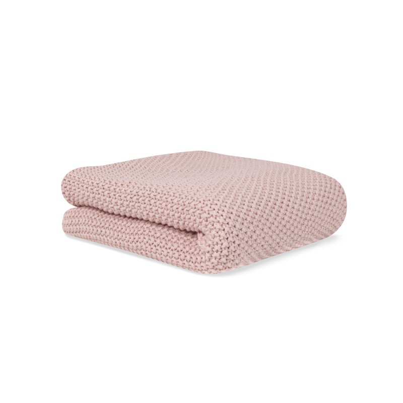 Bonjourbébé dětská pletená deka organická bavlna 70x90cm  Pink Bonjourbébé