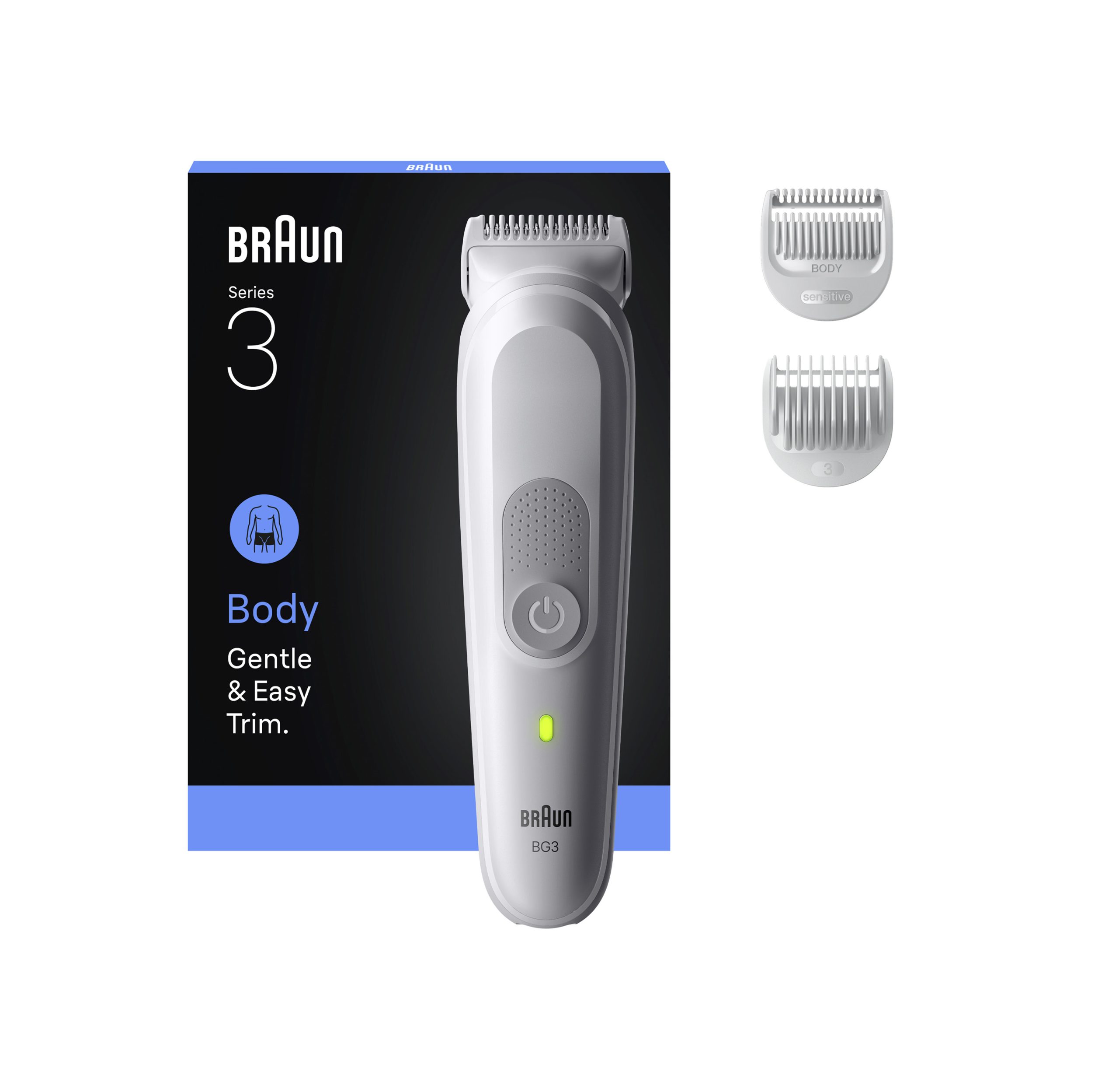 Braun Series 3 BG3530 sada péče o tělo šedá Braun