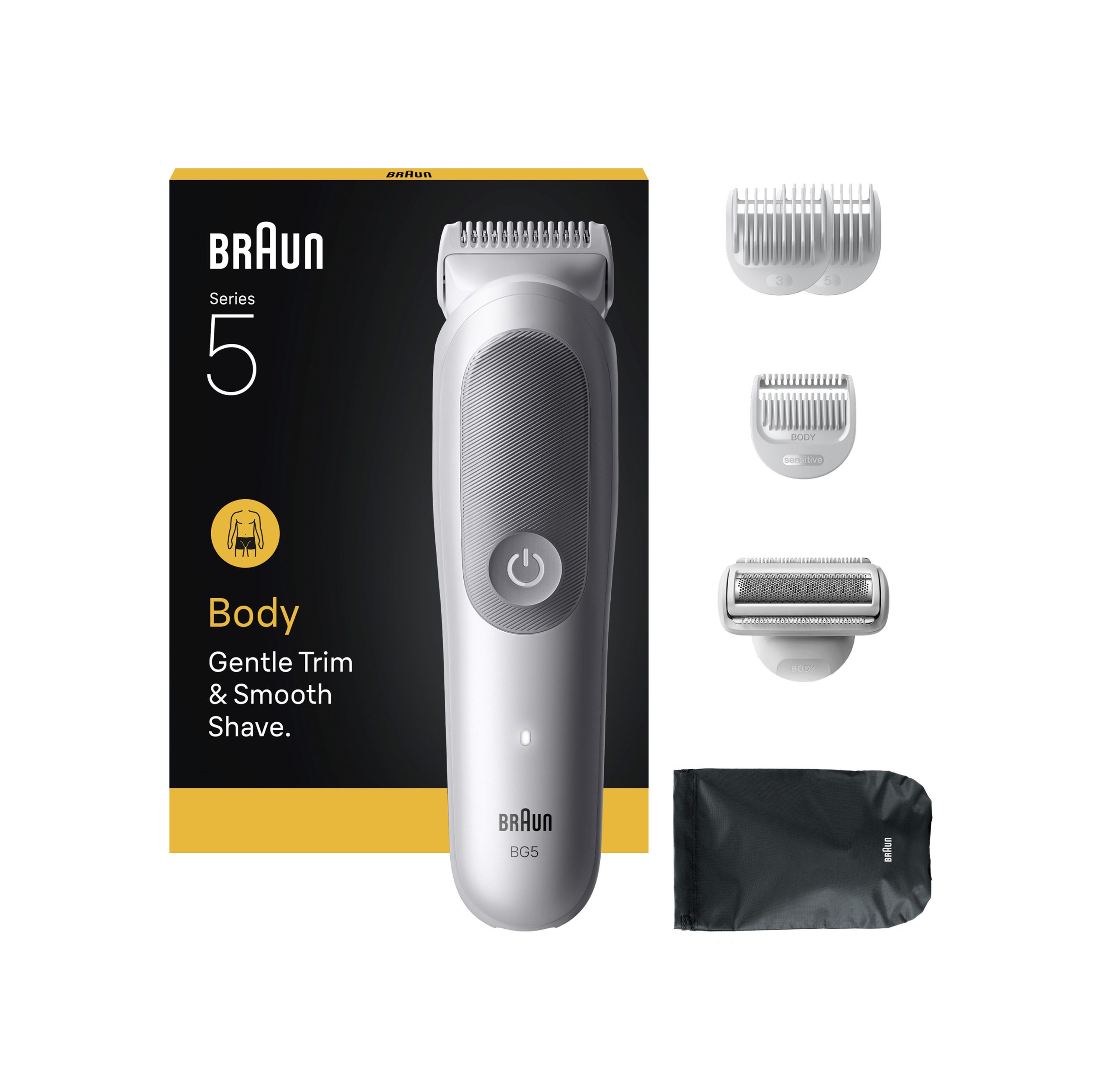 Braun Series 5 BG5550 sada péče o tělo šedá Braun