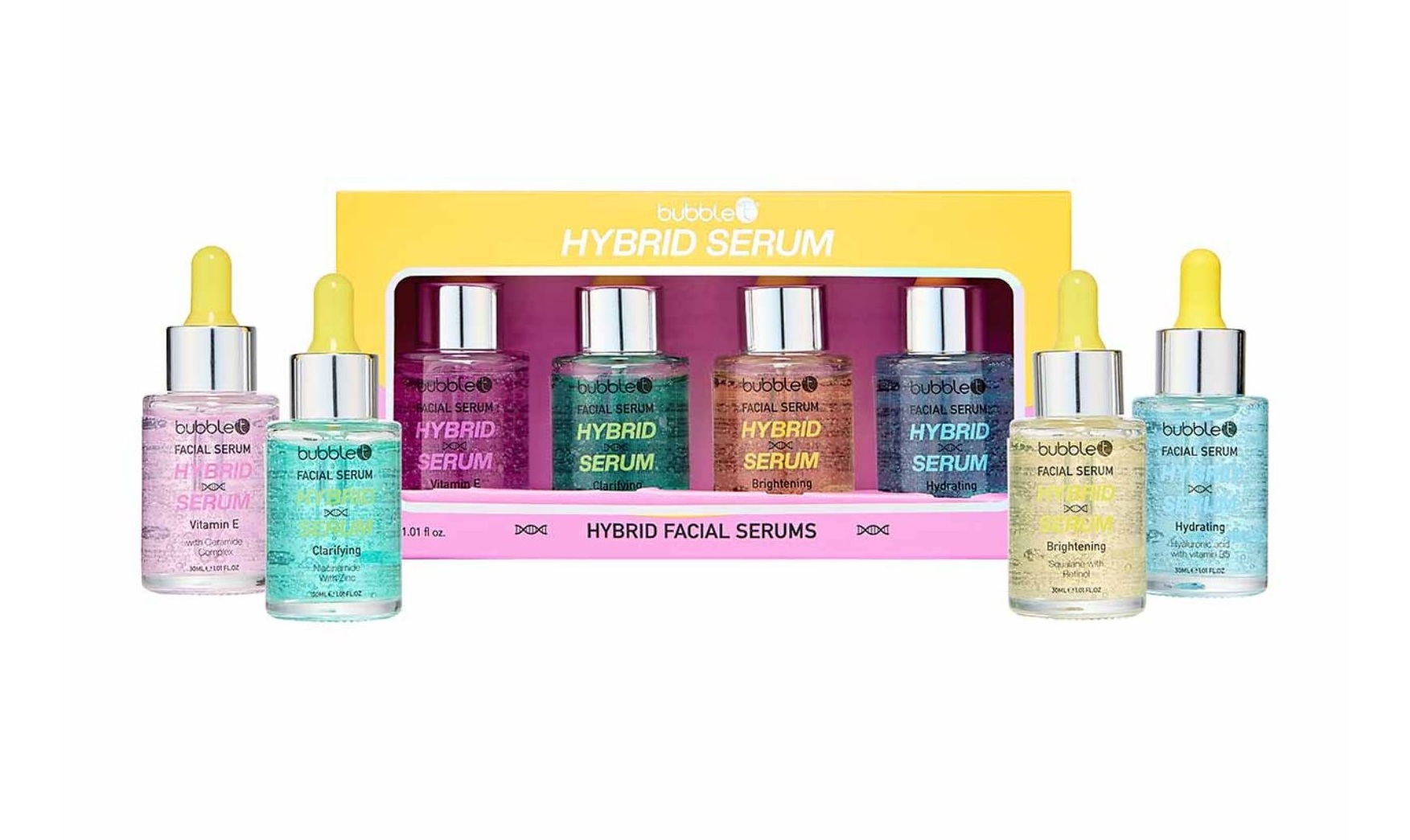 Bubble T Sada pleťových sér 4x30 ml Bubble T