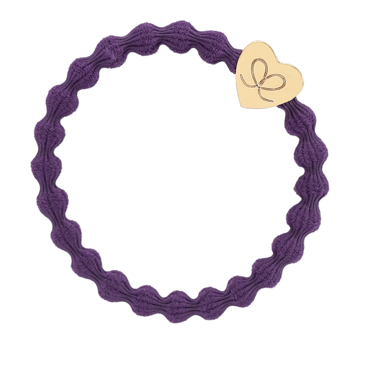 By Eloise London Gold Heart Purple (Purple) By Eloise London