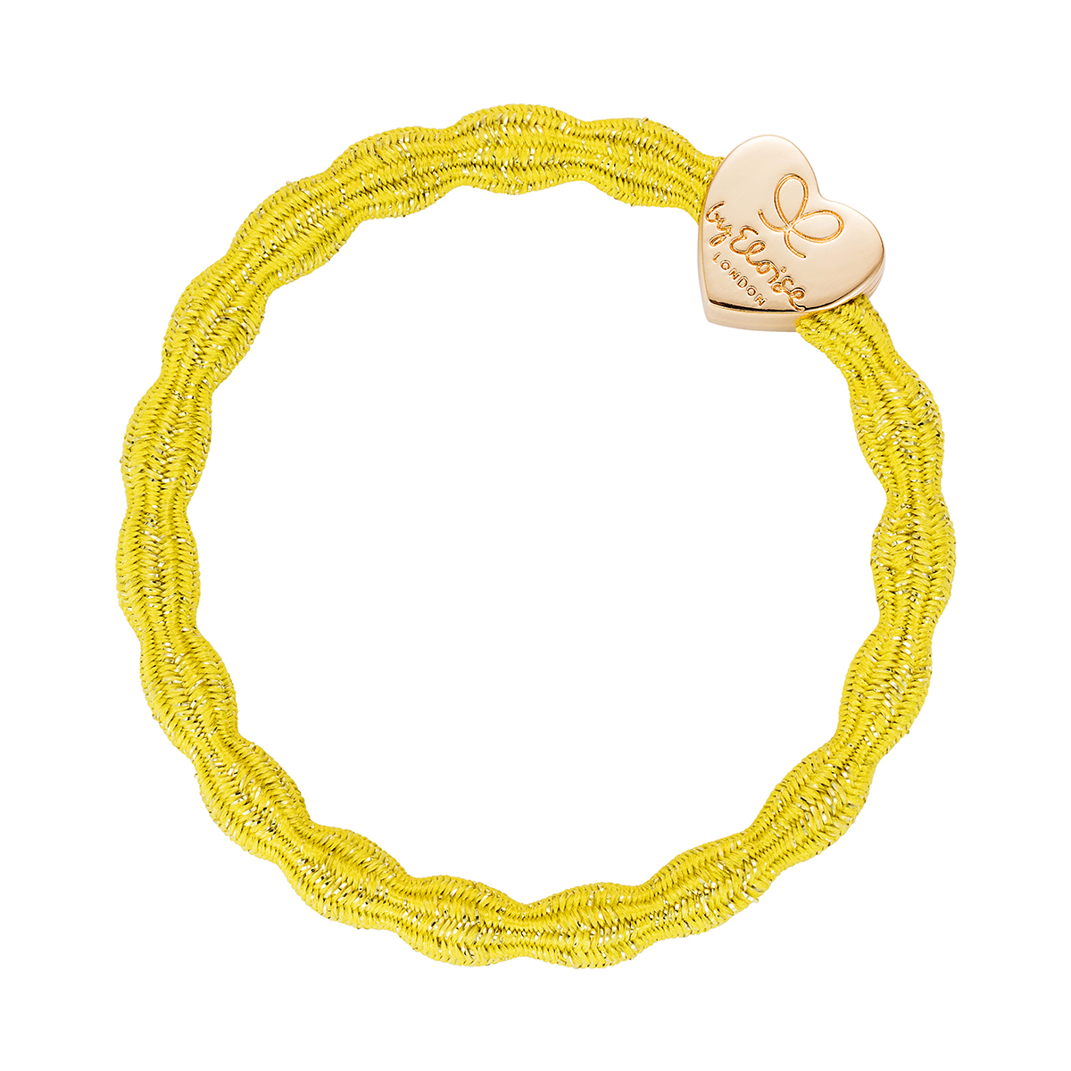 By Eloise London Metallic Gold Heart Sunshine Yellow (Sunshine Yellow) By Eloise London