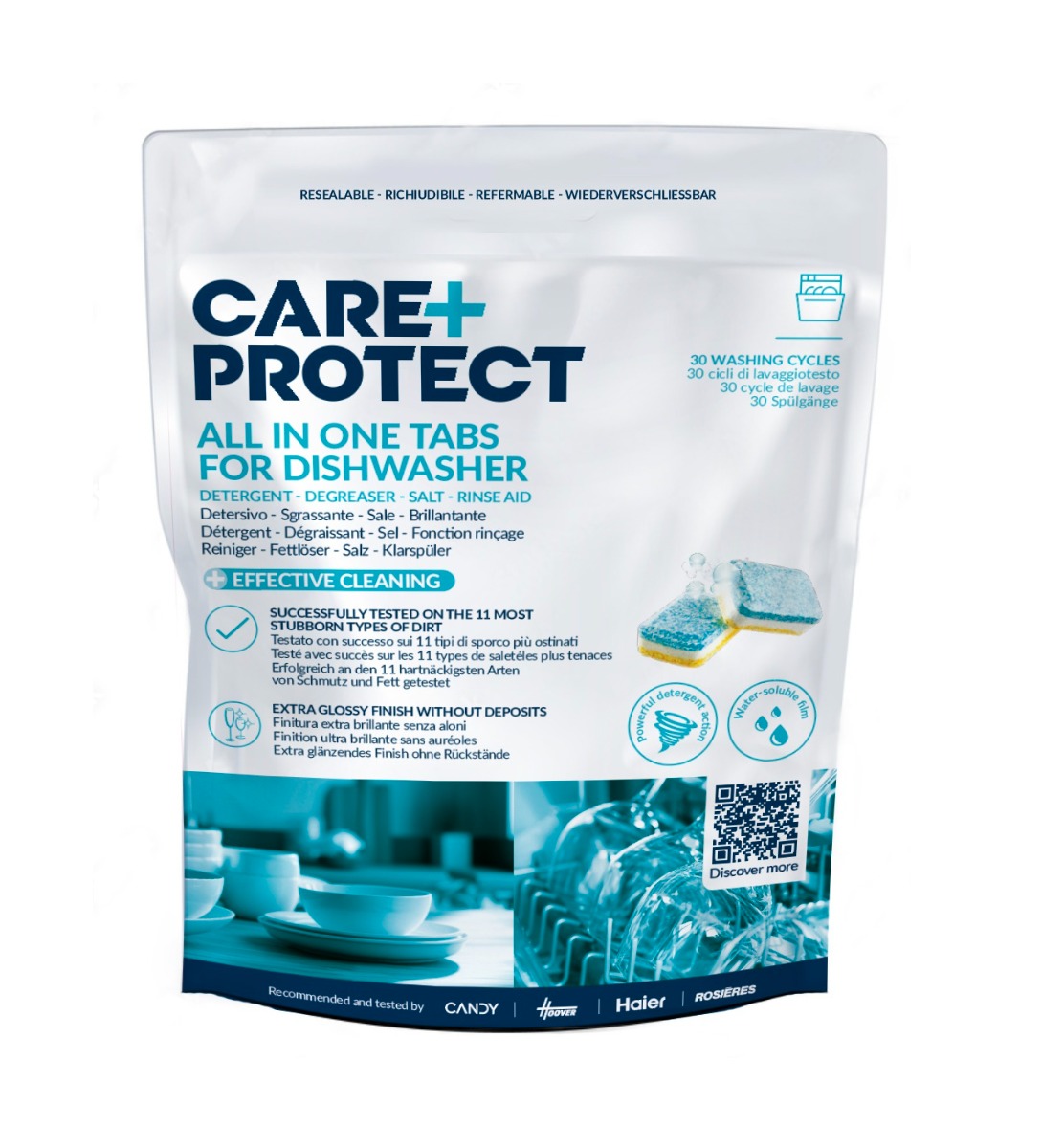 Care+Protect LDT2030 tablety na nádobí 30x18 g Care+Protect
