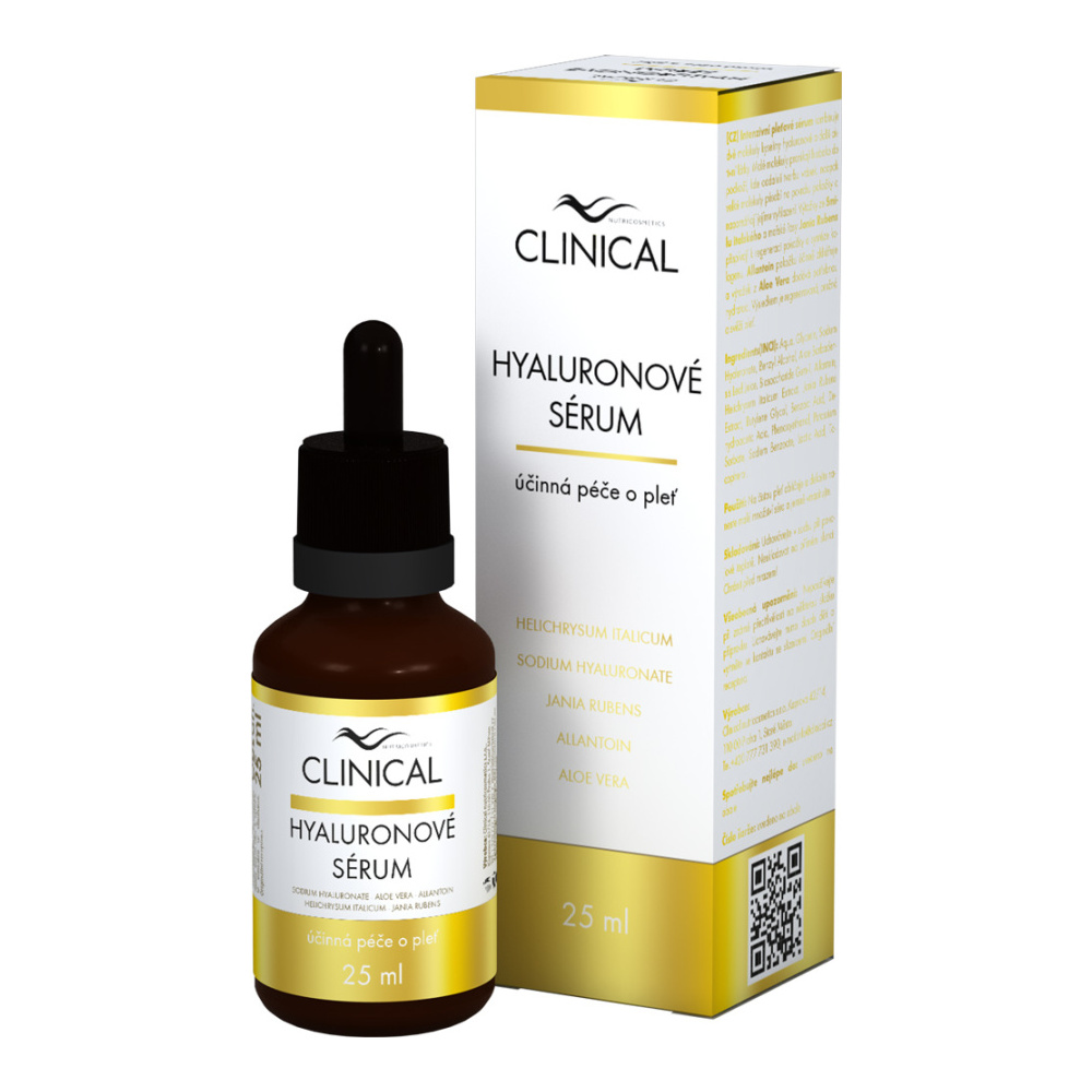 Clinical Hyaluronové sérum 25 ml Clinical