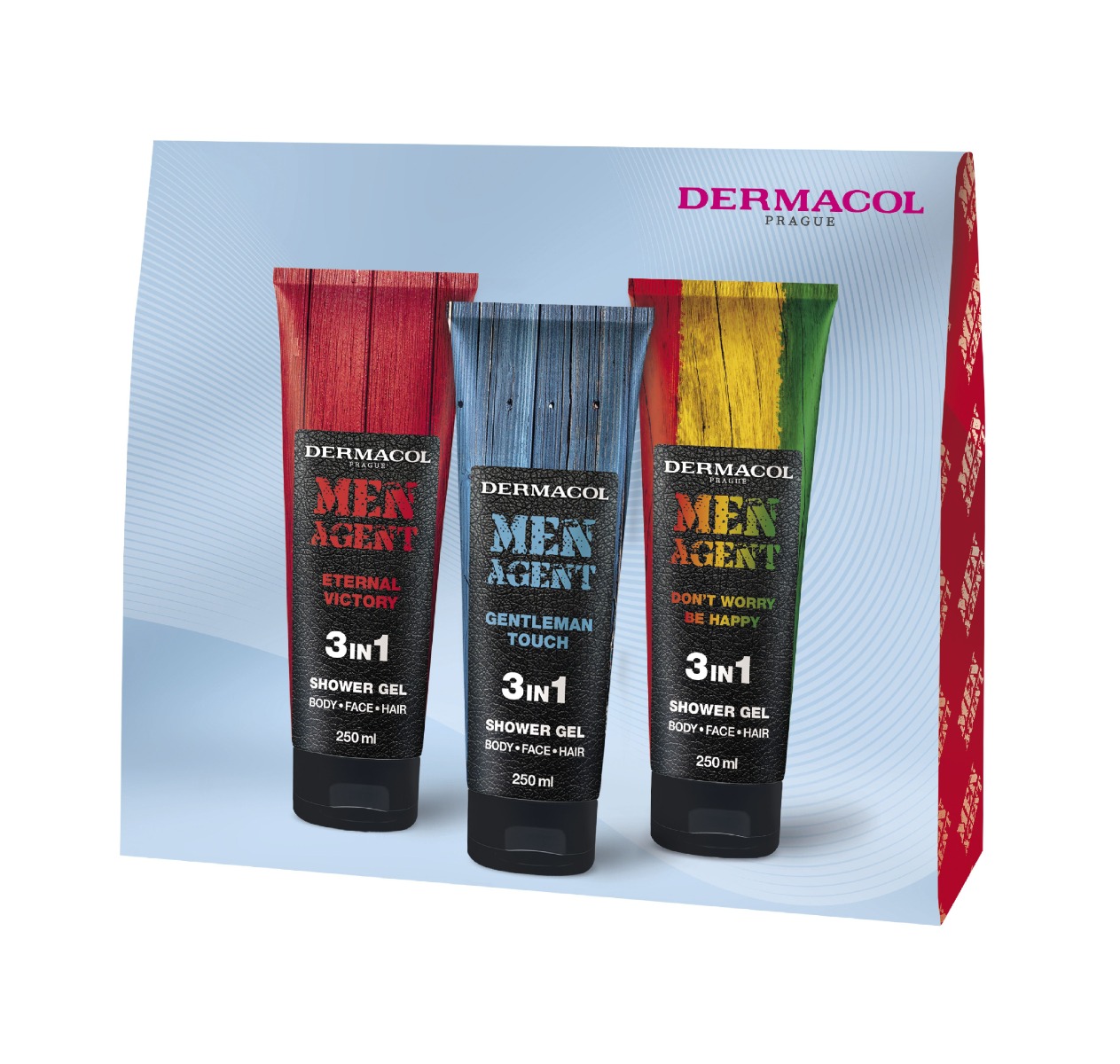 Dermacol Men Agent Dárková sada Gentleman Touch 3 ks Dermacol