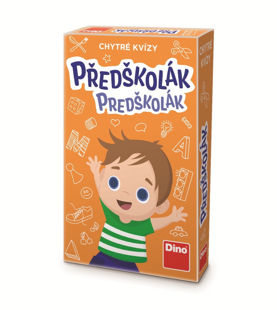 Dino Toys Chytré kvízy předškolák 60 kartiček Dino Toys