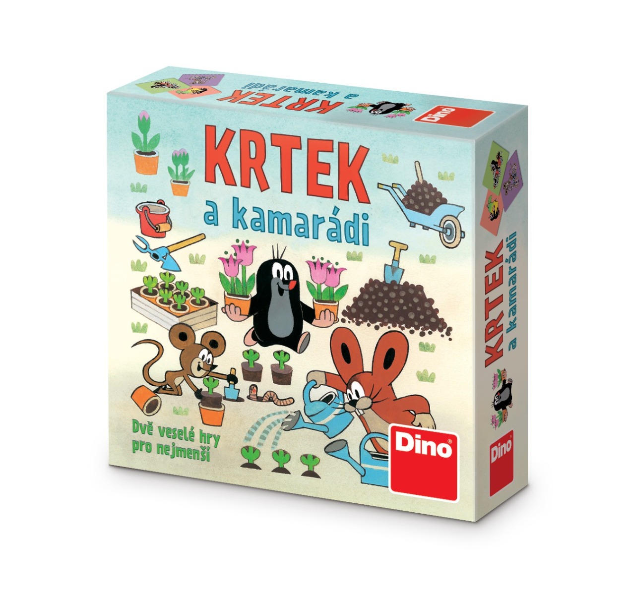 Dino Toys Krtek a kamarádi Cestovní hra 48 kartiček Dino Toys