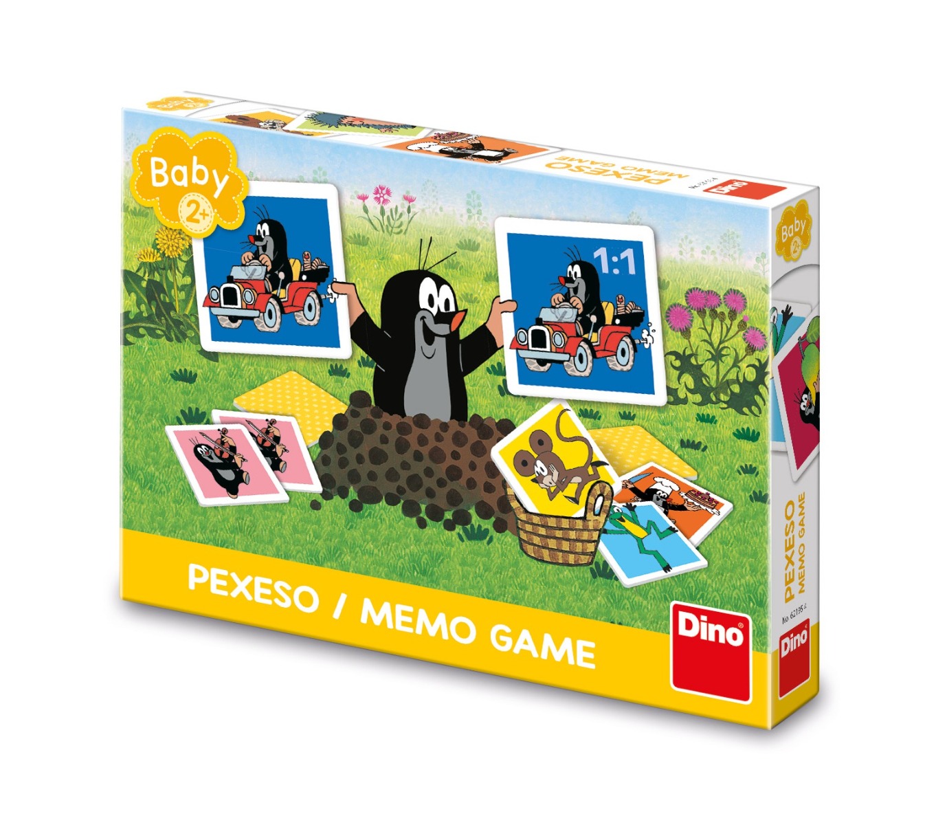 Dino Toys Velké Krtečkovo Pexeso Baby 24 kartiček Dino Toys