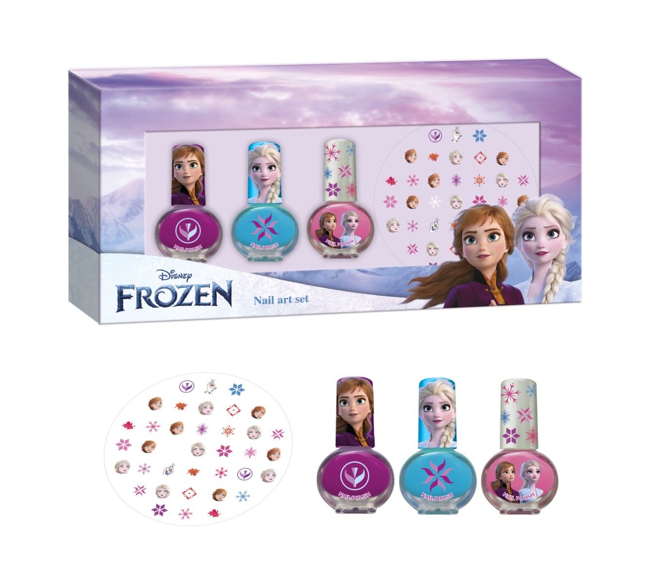 Disney Frozen set na nehty 4 ks Disney