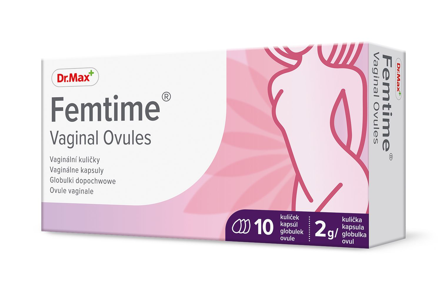 Dr. Max Femtime Vaginal Ovules vaginální kuličky 10 ks Dr. Max