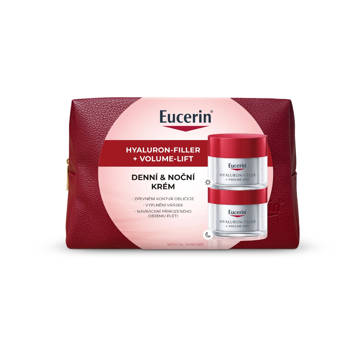 Eucerin Hyaluron-Filler + Volume-Lift vánoční kazeta 2x50 ml Eucerin