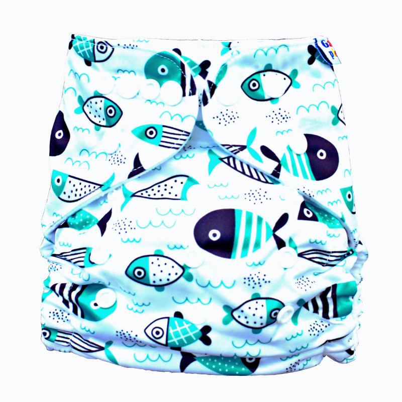 GaGa's pleny Látková plena AIO Fish GaGa's pleny