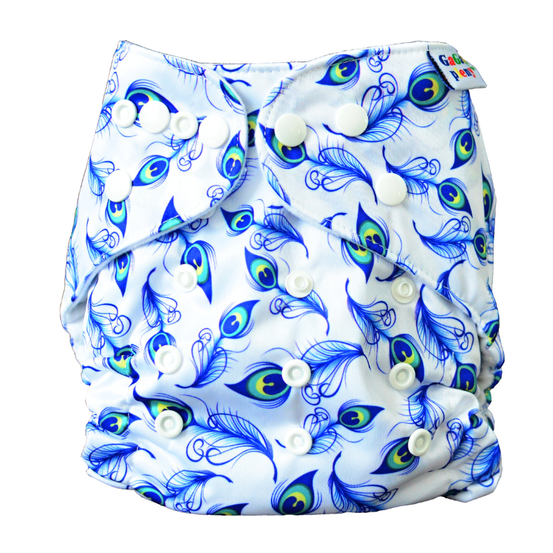 GaGa's pleny Látková plena AIO Paví peří GaGa's pleny