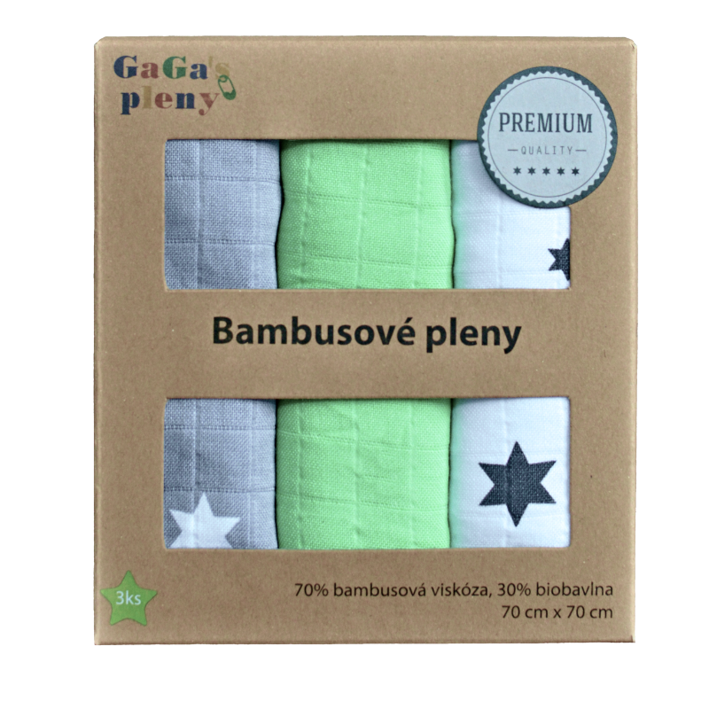 GaGa's pleny Mušelínové pleny Premium QUALITY GaGa's pleny