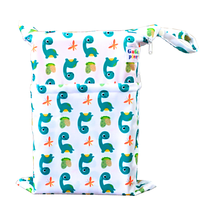 GaGa's pleny Nepromokavý pytel Zelený dinosaurus GaGa's pleny