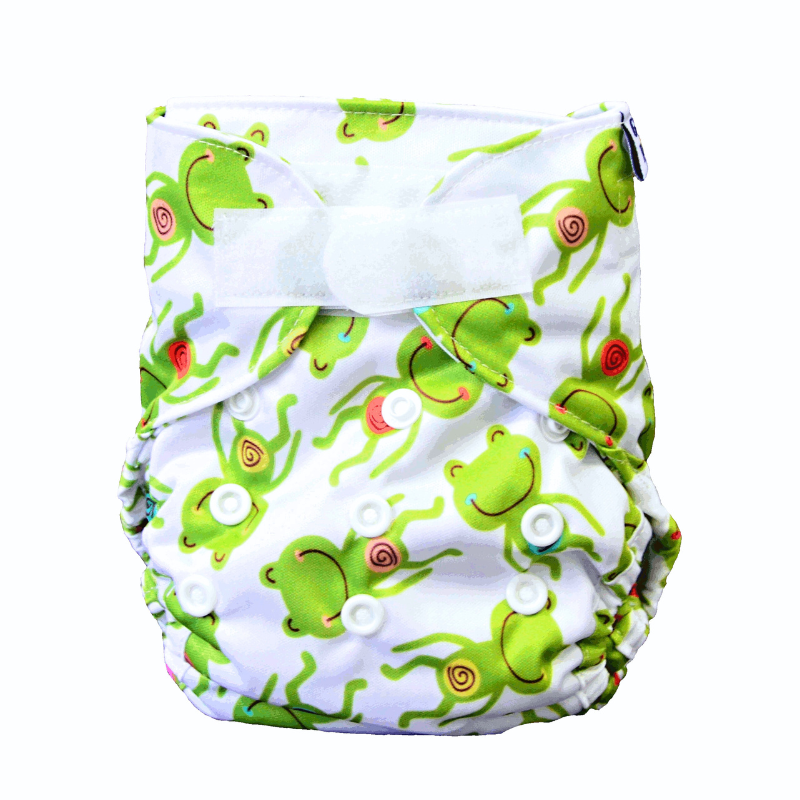 GaGa's pleny Novorozenecké svrchní kalhotky Žabky GaGa's pleny