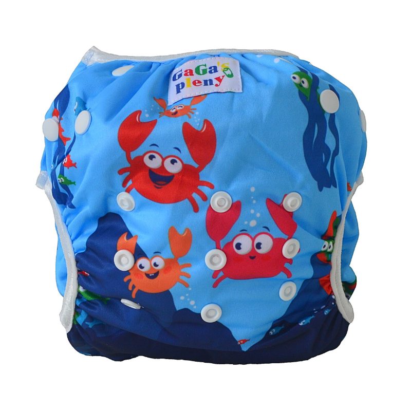 GaGa's pleny Plenkové plavky pro děti Krab XL GaGa's pleny