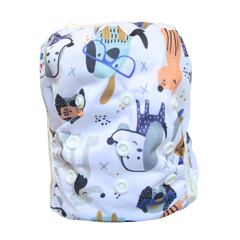 GaGa's pleny Plenkové plavky pro miminko Funny dog GaGa's pleny