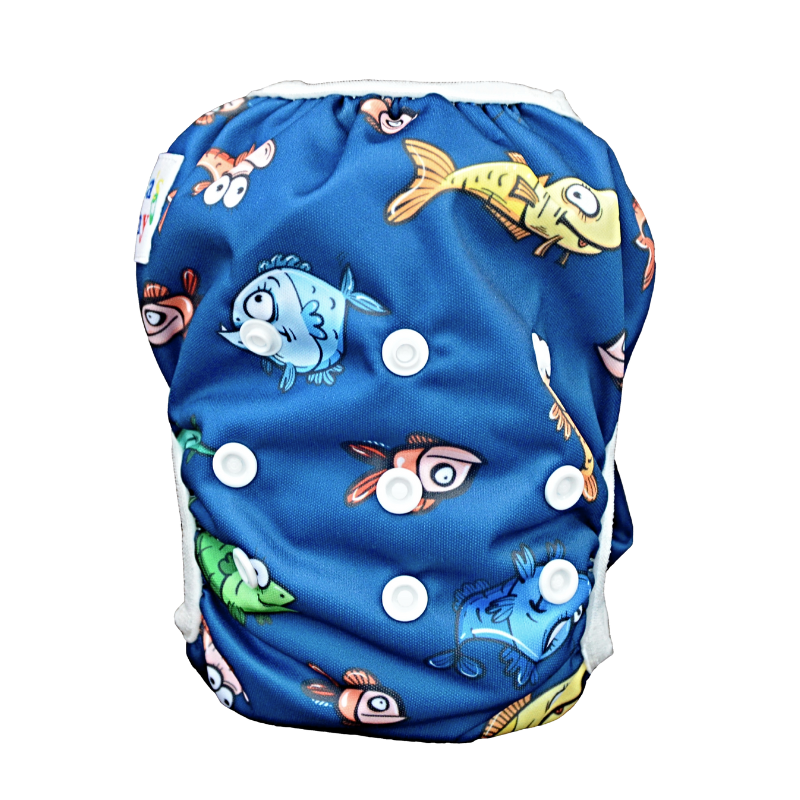 GaGa's pleny Plenkové plavky pro miminko Hravé ryby GaGa's pleny