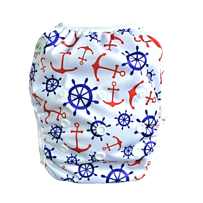 GaGa's pleny Plenkové plavky pro miminko Kotvy červené GaGa's pleny