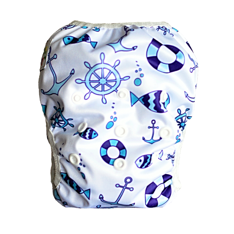 GaGa's pleny Plenkové plavky pro miminko Kotvy modré GaGa's pleny