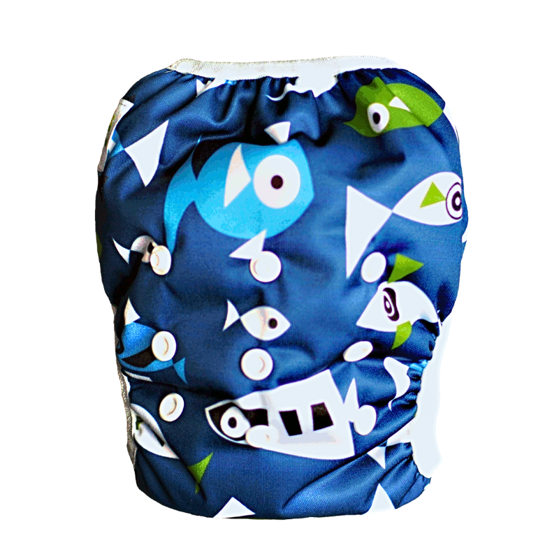 GaGa's pleny Plenkové plavky pro miminko Rybičky GaGa's pleny