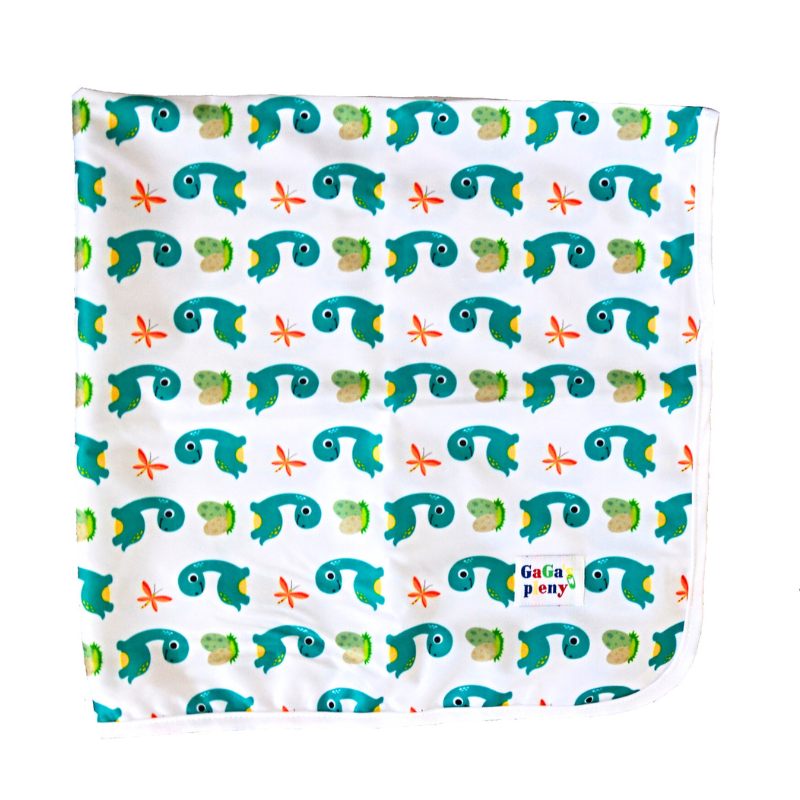 GaGa's pleny Přebalovací podložka Zelený Dinosaurus GaGa's pleny