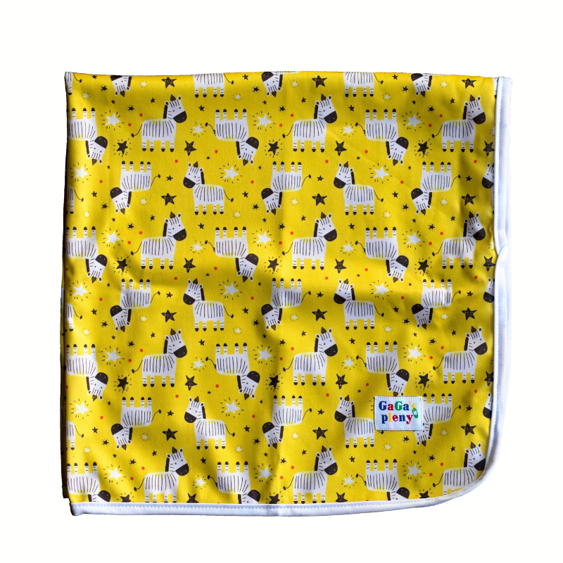 GaGa's pleny Přebalovací podložka Žlutá zebra GaGa's pleny