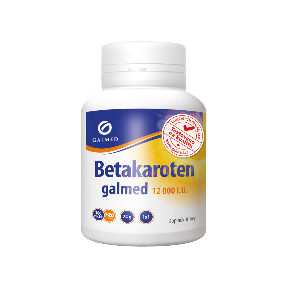 Galmed Betakaroten 12000 IU 100+20 tobolek Galmed