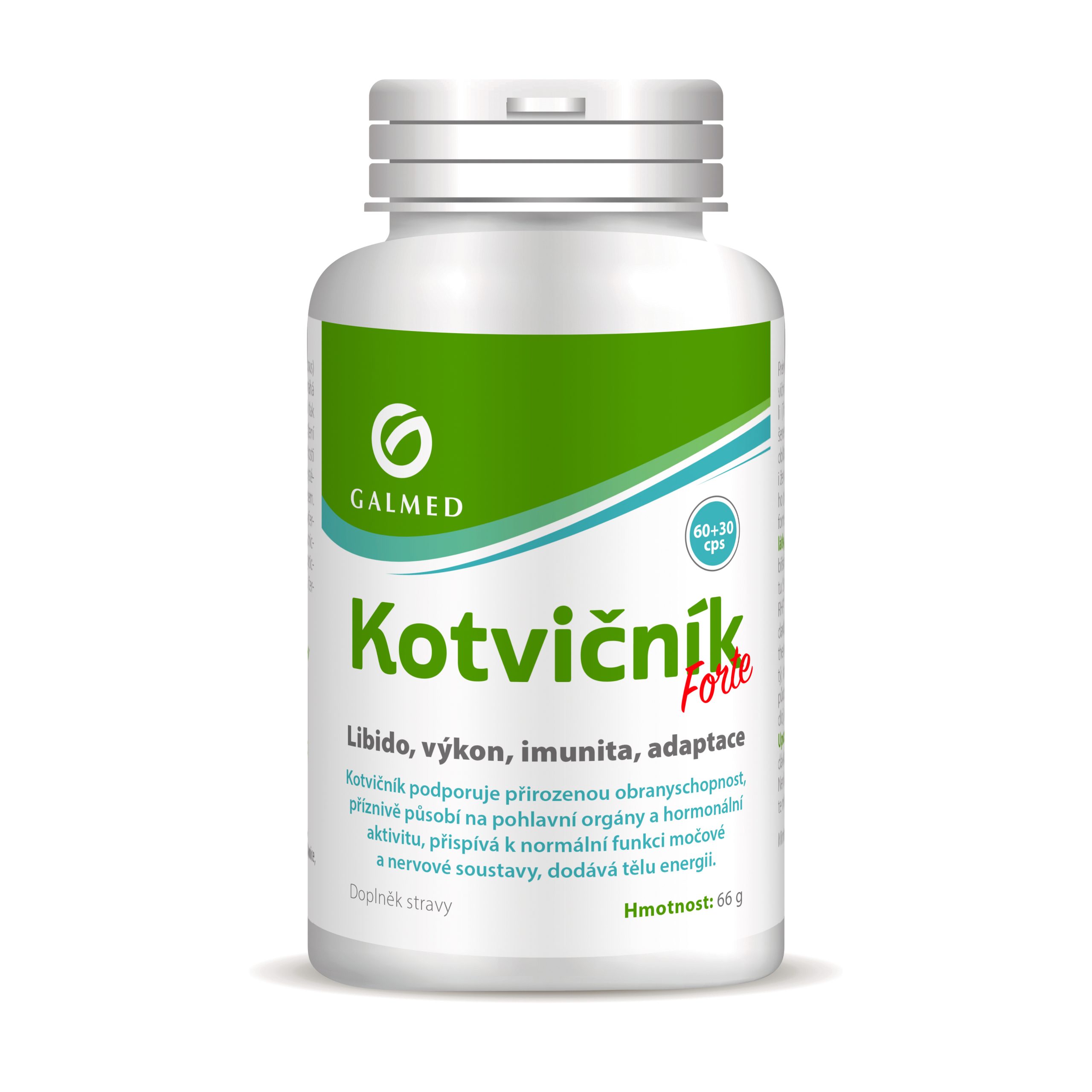 Galmed Kotvičník forte 60+30 kapslí Galmed