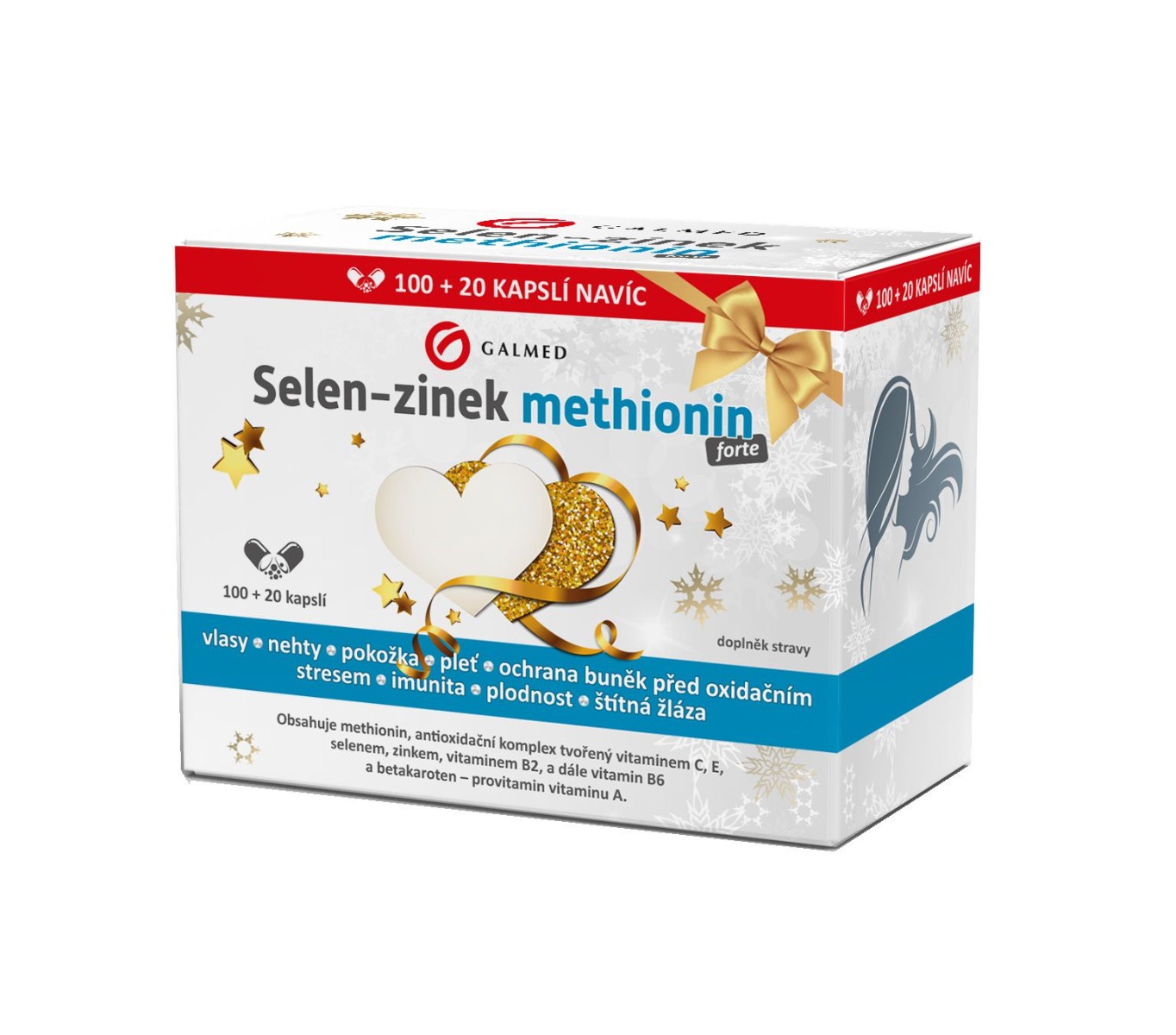Galmed Selen-zinek-methionin forte 100+20 kapslí Galmed