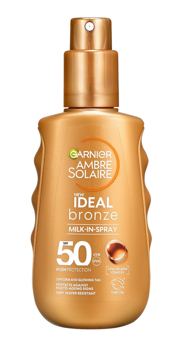 Garnier Ambre Solaire Ideal Bronze SPF50 opalovací mléko 150 ml Garnier