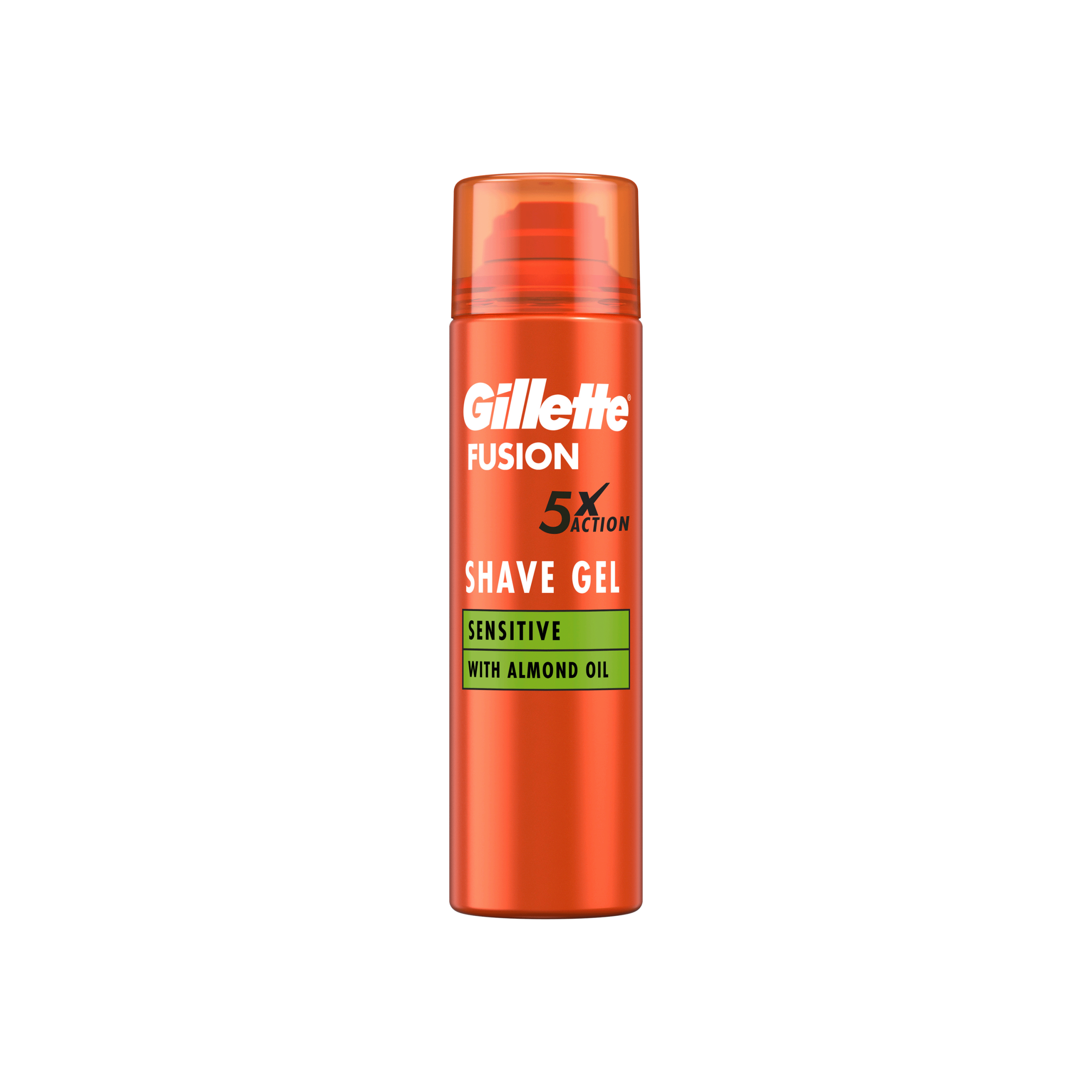 Gillette Fusion Gel na holení s mandlovým olejem 200 ml Gillette